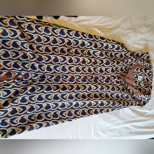 Heart patten dress from Cabi. Size M